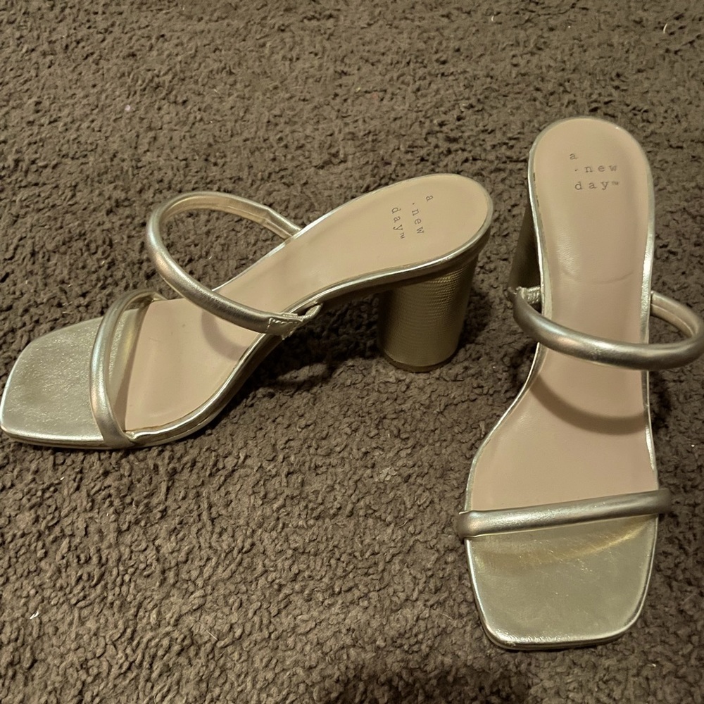 Target Gold Block Heels
